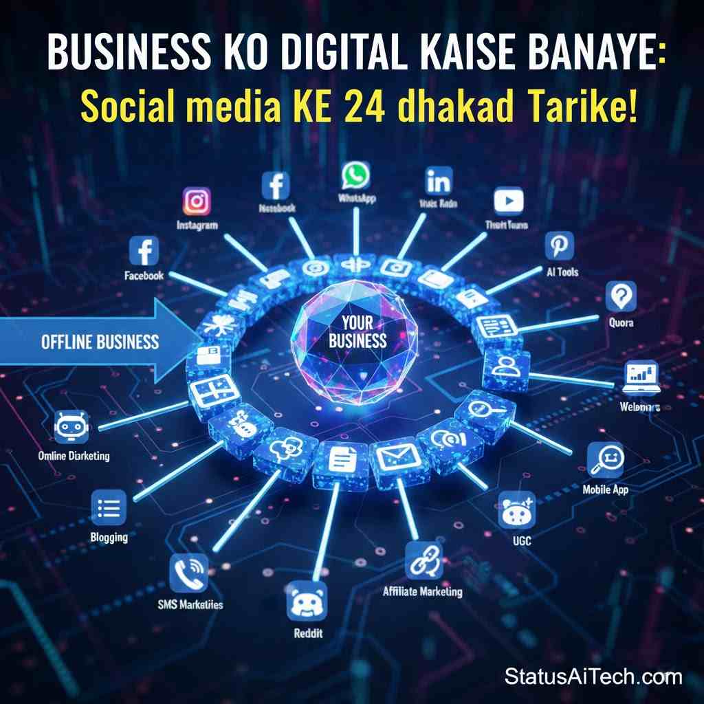 Business Ko Digital Kaise Banaye: Social media के 24 धाकड़ तरीके!