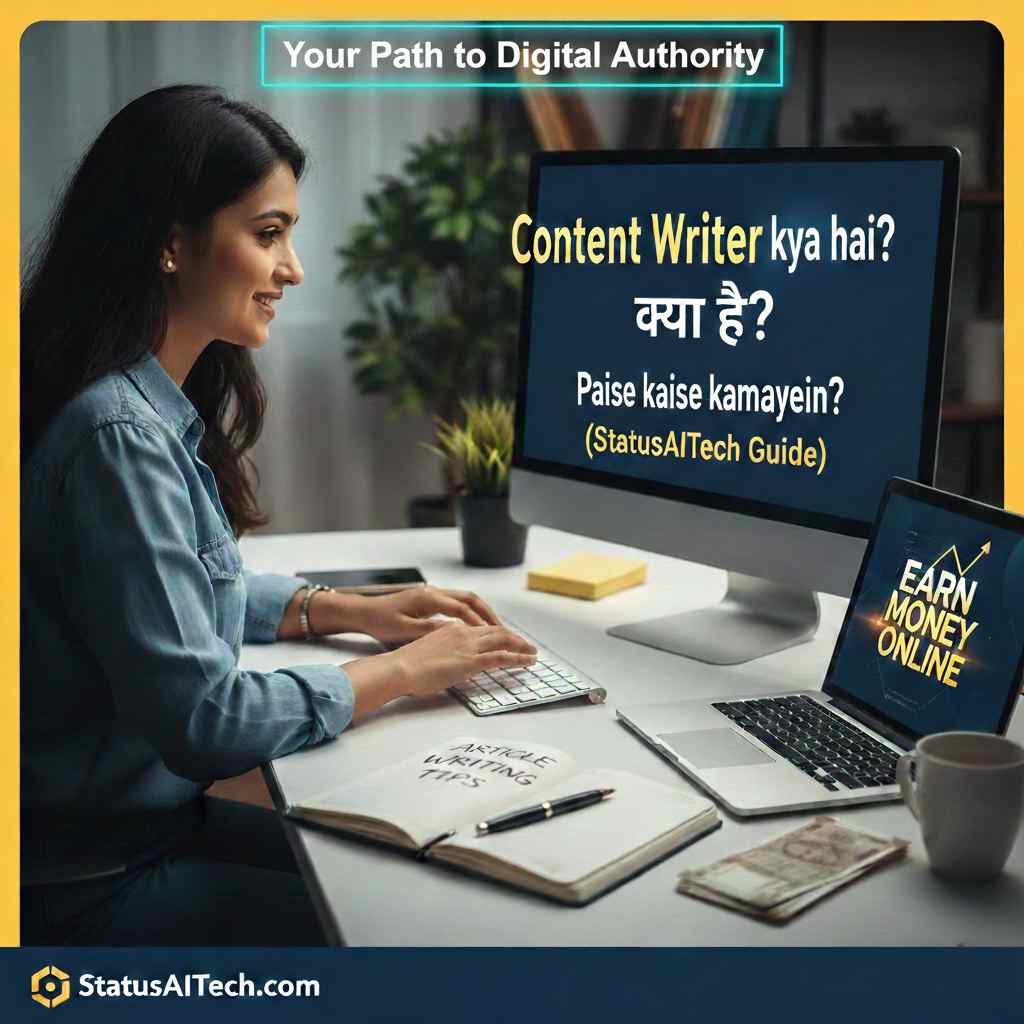 Content Writer Kya Hai: घर बैठे कंटेंट राइटिंग से पैसे कैसे कमाएं? (गाइड)