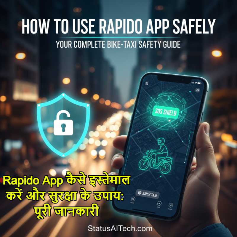 How to use Rapido app Safely