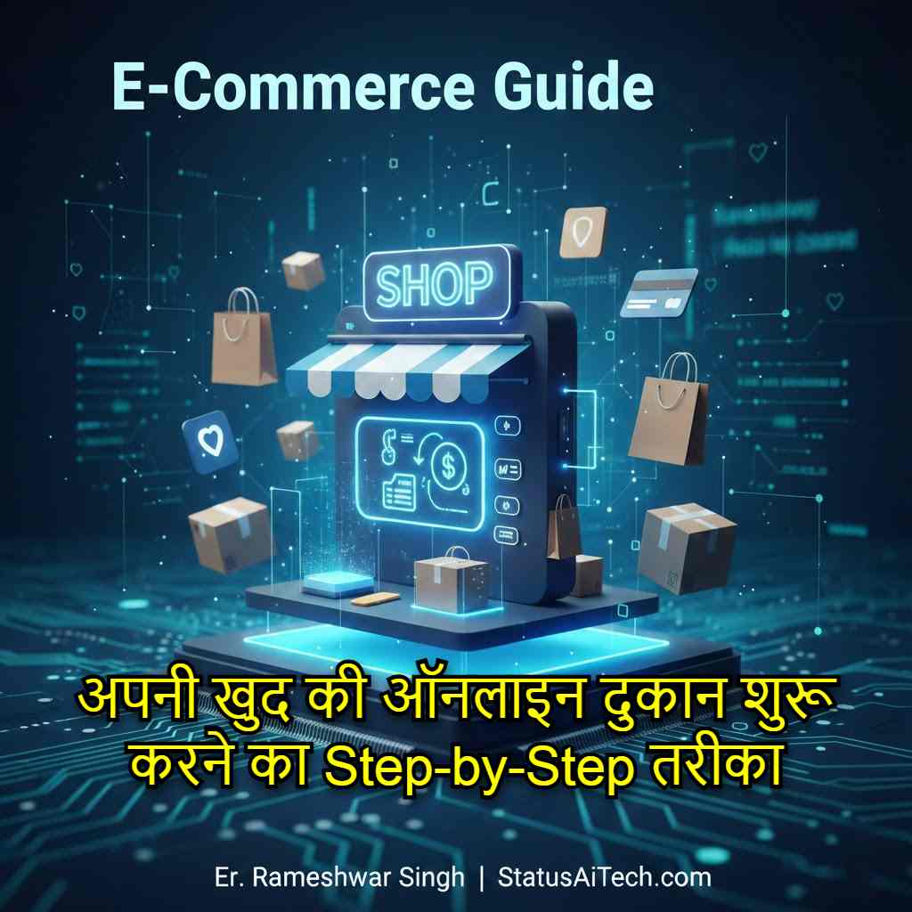 Online Dukaan Kaise Kholen : E-Commerce-Guide | Status AI Tech