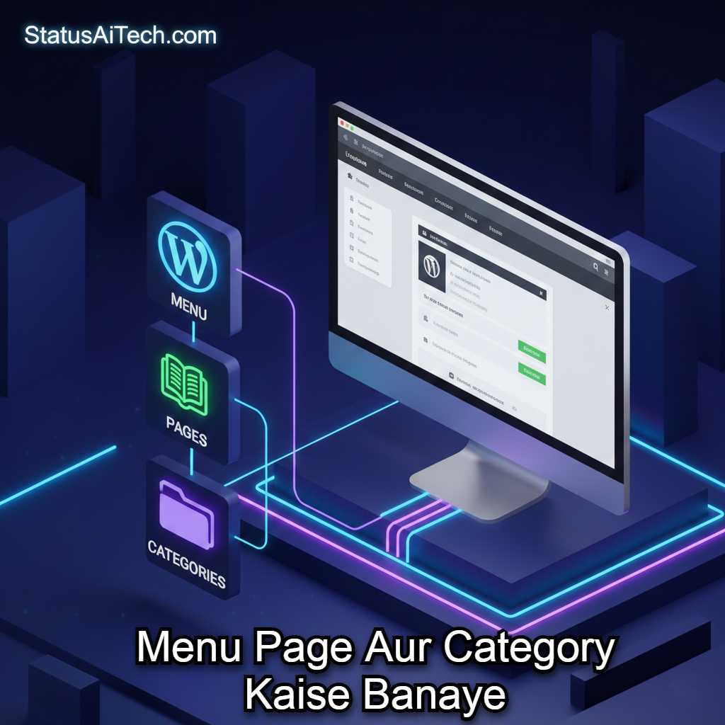 WordPress Menu Page Category Setup