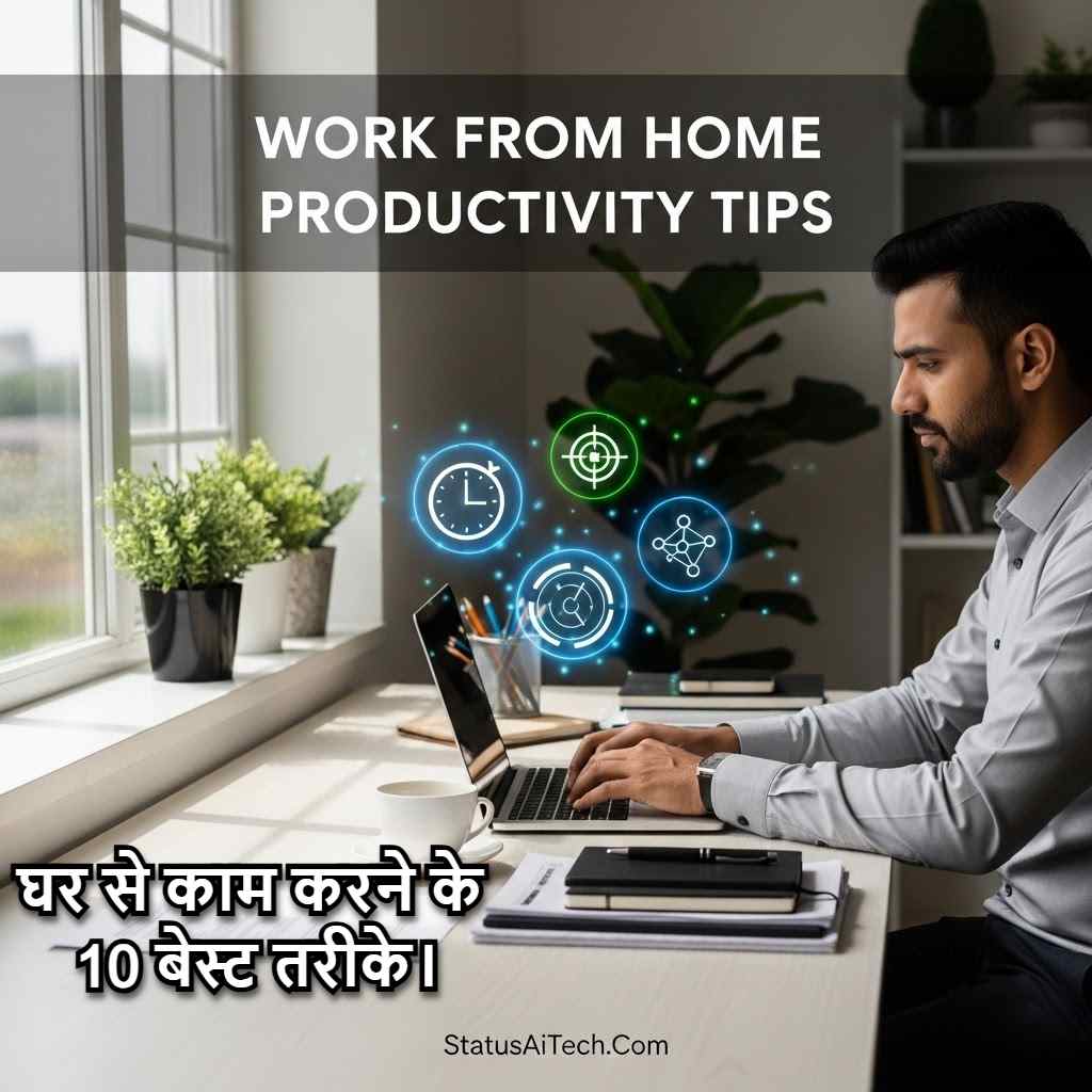 Work From Home Productivity Tips: घर से काम करने के 10 बेस्ट तरीके।