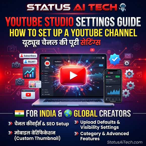 YouTube Studio Settings Guide: how to set up a youtube channel