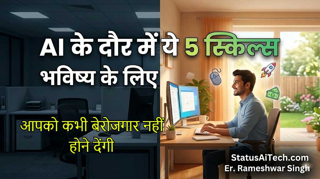 AI Skills for Future: ये 5 स्किल्स आपको कभी बेरोजगार नहीं होने देंगी"!