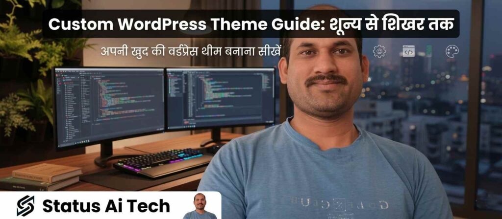 Custom Wordpress Theme Guide : खुद की वर्डप्रेस थीम बनाना सीखें