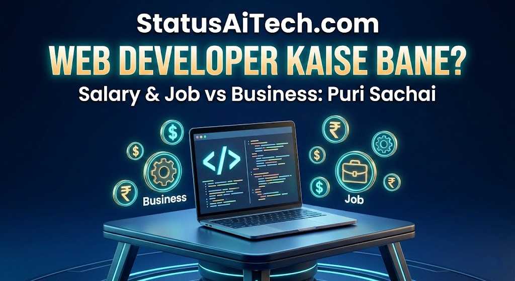 Web Developer Kaise Bane : और कितनी सैलरी मिलेगी? या बिजनेस करें!