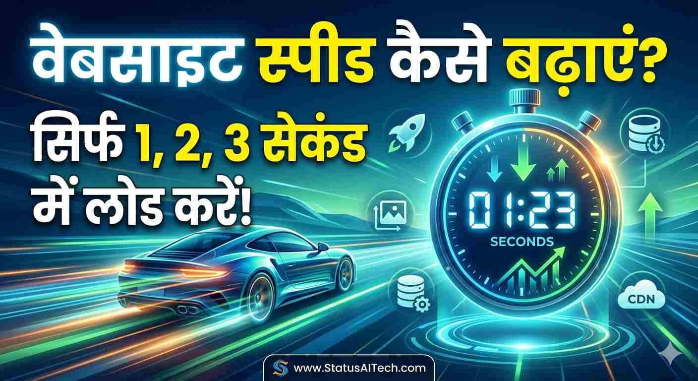 Website Speed Kaise Badhaye? 10 तरीके 2 सेकेंड में खोलेगी वेबसाइट