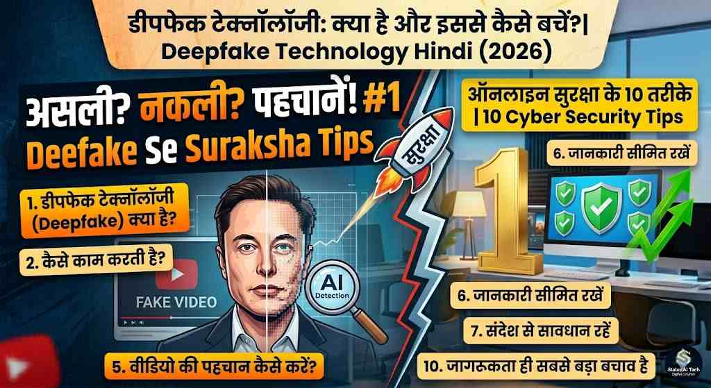 Deepfake Technology Kya Hai Aur : डीपफेक से सुरक्षा की पूरी जानकारी