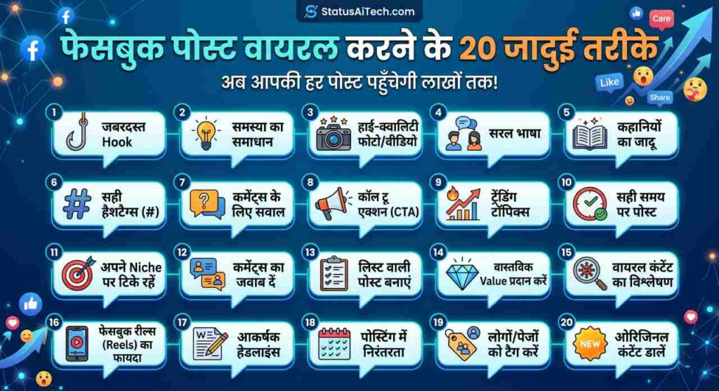 Facebook Post Viral Karne Ke 20 Tarike