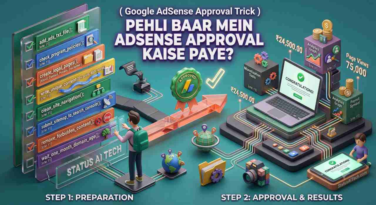 Google AdSense Approval Trick