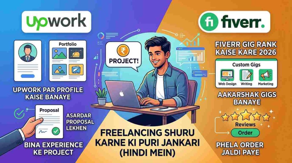 Upwork Fiverr Par Pehla Project Kaise Paye