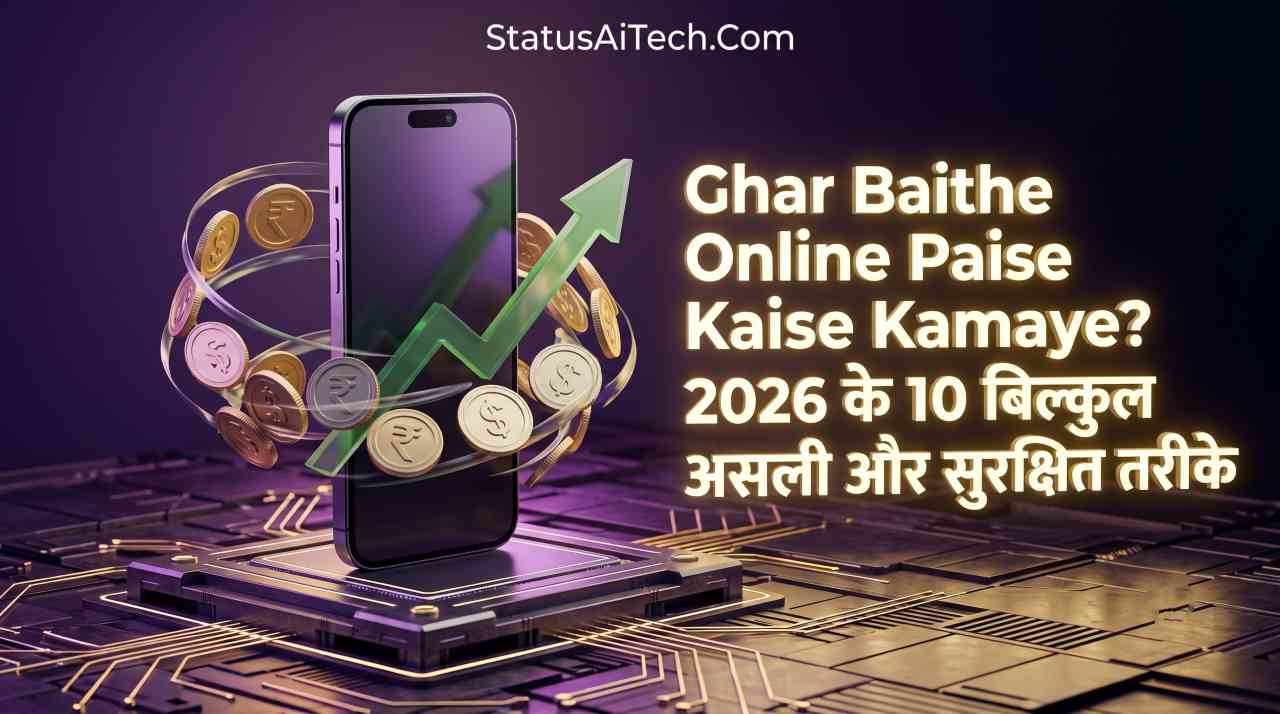 Ghar Baithe Online Paise Kaise Kamaye? (2026 के 10 असली तरीके)