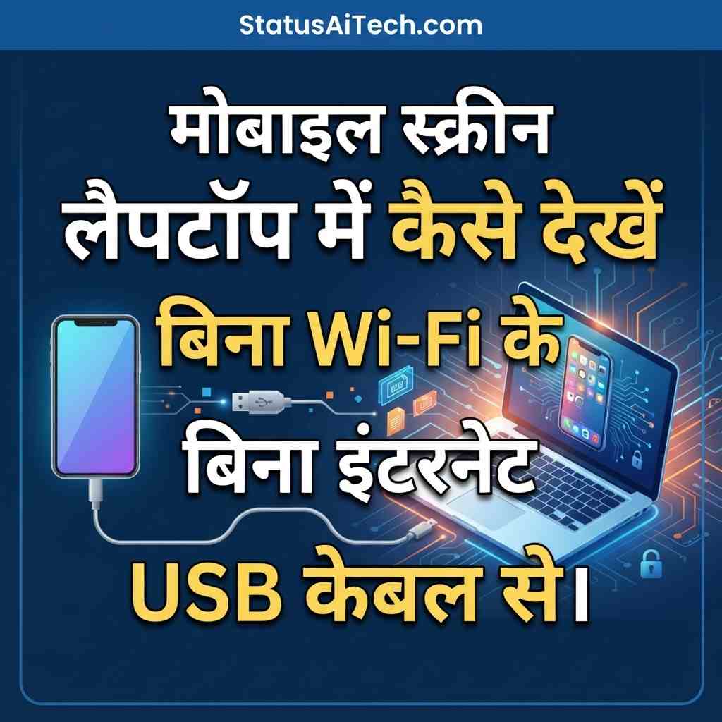 Mobile Screen Laptop Me Kaise Dekhe