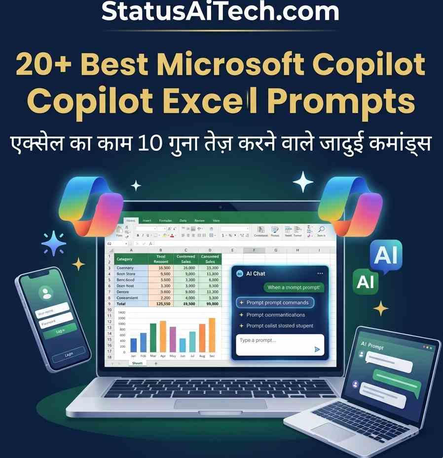 Best Microsoft Copilot Excel Prompts : एक्सेल का काम 10 गुना तेज़