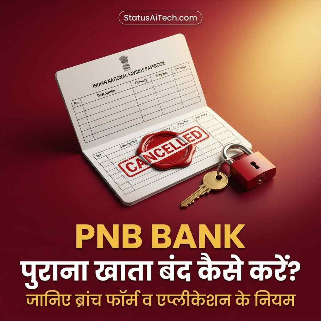 PNB Khata Band Karne Ka Tarika - Status AI Tech